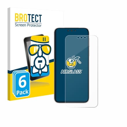 Screenprotector 6 Stuks voor Huawei Mate 80 Pro Beschermglas transparant