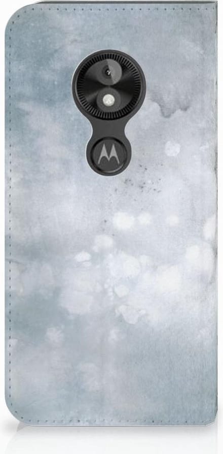 Bookcase Motorola Moto E5 Play Painting Grey