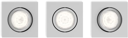 Philips Casement - Inbouwspot - 3 Lichtpunten - grijs - 3 x 500lm