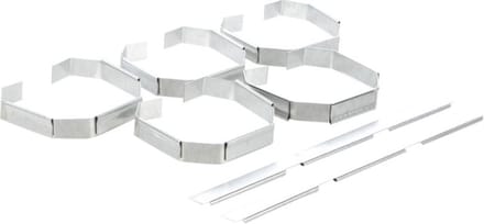 RTA - Designs Traditional steel clips joining system 5 delig uitbreidingsset