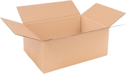 Vouwdozen 100 stuks 350 x 240 x 150 mm Verzenddozen van Golfkarton