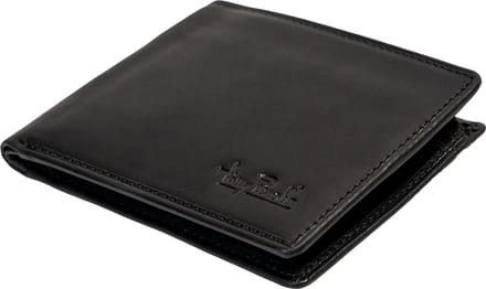 Tony Perotti Leren Portemonne Billfold RFID Medium met vak voor kleingeld - Zwart