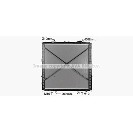 Radiator, motorkoeling HIGHWAY AUTOMOTIVE DF2098