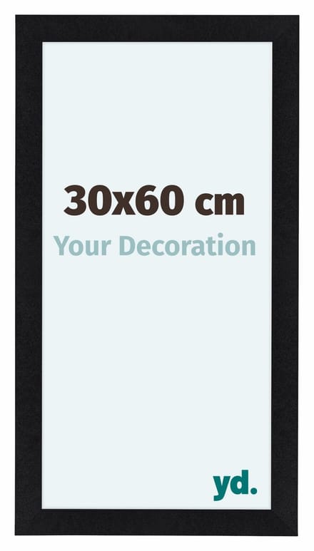 Your Decoration - Fotolijst 30x60 cm - MDF - Zwart Mat - Como