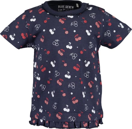 Blue Seven Meisjes T-shirt - Donkerblauw - Maat 68
