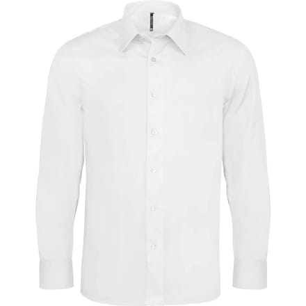 Kariban Heren stretch overhemd lange mouwen K529 - White - 3XL