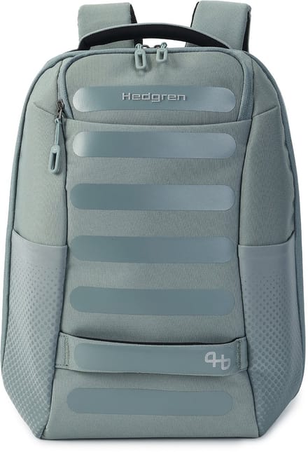 Hedgren Handle M Rugzak 15,6 inch met 2 compartimenten en RFID-bescherming – Middelgroot – Grey-Green