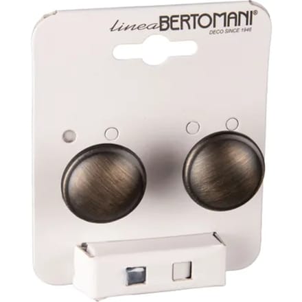 Bertomani Meubelknop - Zamak - Verbronsd - Rond - 30mm - Set Van 2