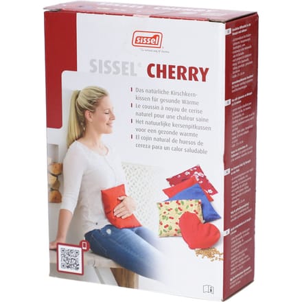 Sissel Cherry Kersenpitkussen 23cm x 26cm Blauw 1 Kussen