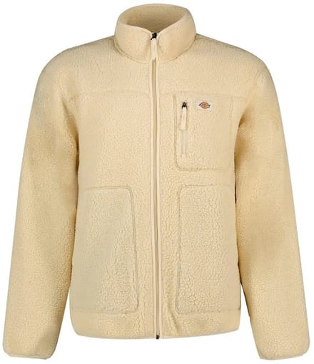 Dickies Mount Hope Fleece Met Volledige Rits Beige XS Man