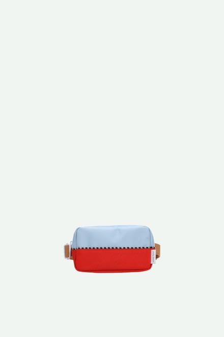 Sticky Lemon - heuptas - kleurblokken - zissou blauw + rode hoed