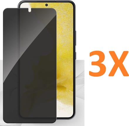 Screenprotector Glas - Privacy Tempered Glass Screen Protector Anti-Spy Geschikt voor: Samsung Galaxy S20 Plus - 3x