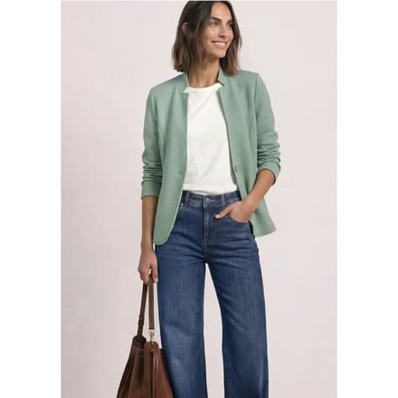 Blazer met reverskraag en structuur