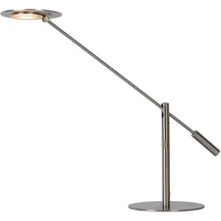 Lucide ANSELMO - Bureaulamp - LED Dimbaar - 1x9W 3000K - Mat chroom