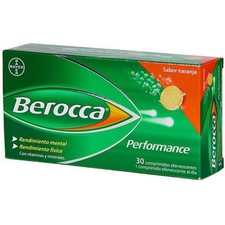 Berocca Performance 30 Comprimés Effervescents Orange