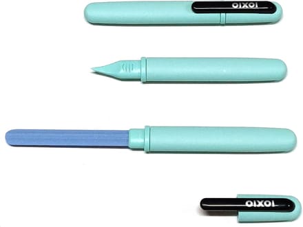 Ioxio - Keramische Nagelvijl – Candy - lengte 14 cm. - vijloppervlak 8,5 x 1 cm. - Mint.