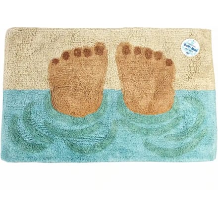 Getufte katoenen badmat Rex London
