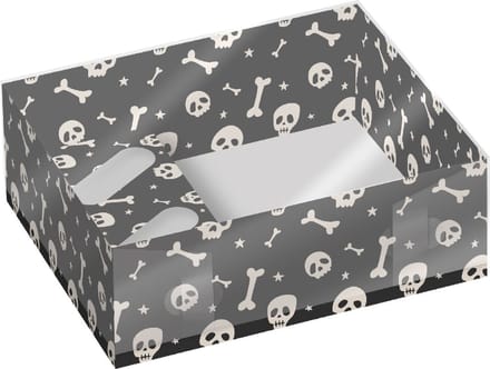 Simply Making Cupcake Doos 12 Halloween Skelet pk/2