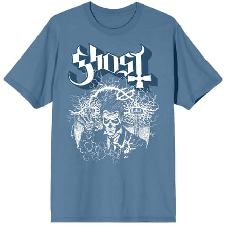 Ghost T-shirt - Blacklight Blue - S tot M - voor Mannen - blauw