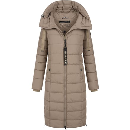 Navahoo Mondmädchen dames wintermantel met capuchon en fleecevoering