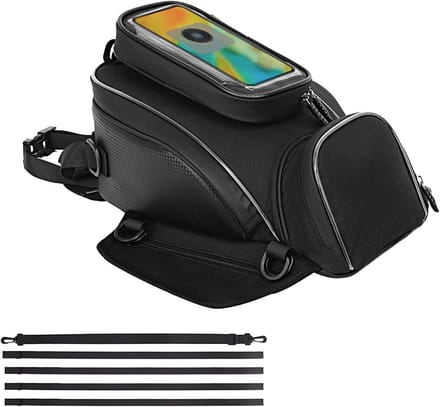 Motor Tanktas - Opbergtas Motor - Motor Rijden - Magnetisch Waterdicht - Multifunctioneel - Zwart