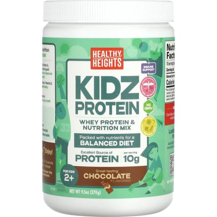 Kidz Eiwit, Voor Kinderen Vanaf 2 Jaar, Chocolade, 270G (9.5Oz)