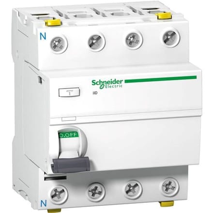 Schneider Electric Acti9 iid residual current circuit breaker 4p 40 A 30 ma Type A