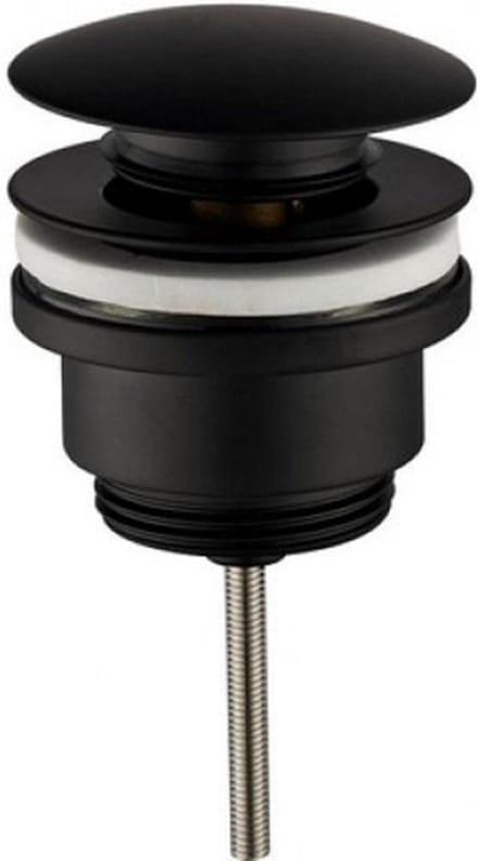 Wiesbaden UniMatch clickwaste afvoerplug 5/4" mat zwart
