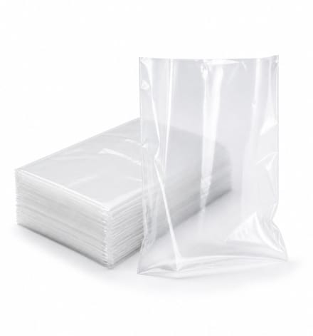 Inpakr Transparante LDPE Zakken met Zijvouw - 1000 Stuks - 18 x 4 x 35 cm - 20 Micron