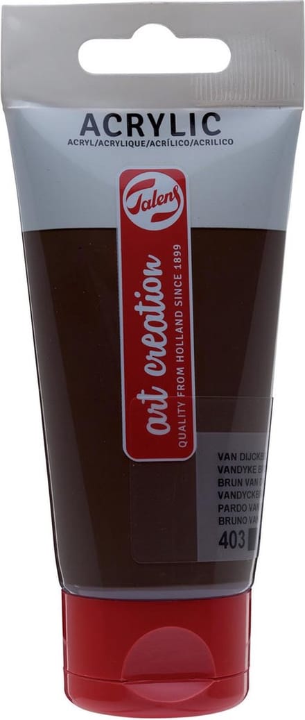 Acrylverf talens art creation 75ml 403 dijckbruin | 3 stuks