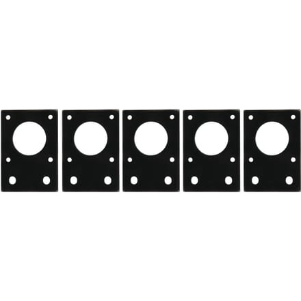 5 Pièces Plaque de Montage Moteur Pas à Pas 42 Support Fixe Imprimante 3D pour Aluminium 2020 2040 black