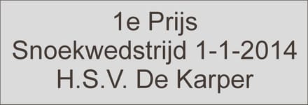 'Graveerplaatje' Sticker 18 x 49 mm Zilver Gepersonaliseerd TekstPlaatje Naamplaatje Tekstlabel Label