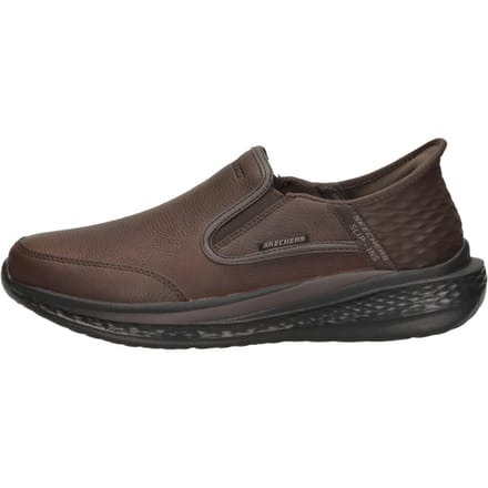 Skechers Slade - Cooper - Heren Instappers - Donkerbruin