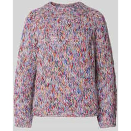 Gebreide pullover met ribboorden