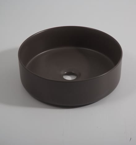 LINEA UNO - Alko 37 - Antraciet - Waskom - - Keramiek - Rond - 251111
