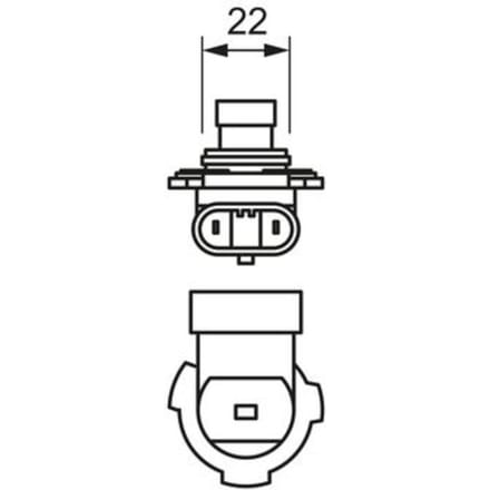 Gloeilamp, hoofdkoplamp BOSCH 1 987 302 026
