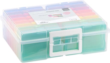 Vaessen Creative Opbergbox met Deksel - 37,5 x 30 x 13 cm - 16 Doosjes 17 x 12 x 3 cm