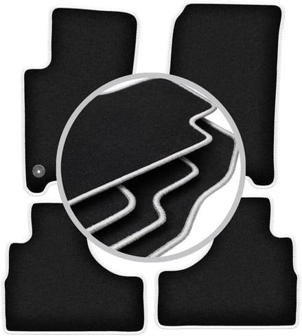 CARLUX-SILVER automatten voor: Jeep Cherokee Liberty KJ off-road (2002-2007)