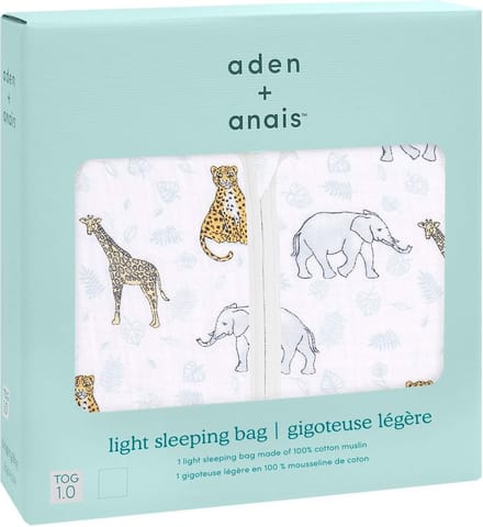 aden + anais light Sleeping Bag - tropical - 0-6m