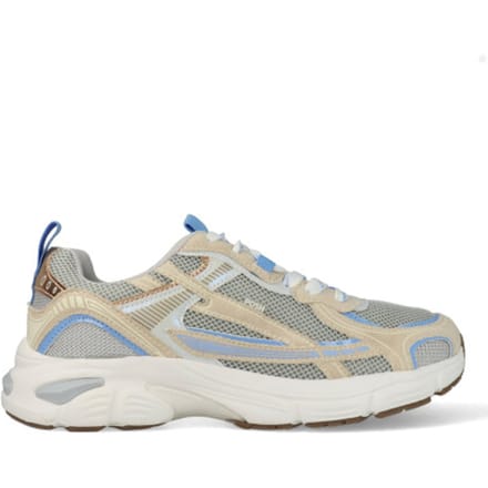 POSH by Poelman HARPER Dames Sneakers - Wit met blauwe combinatie