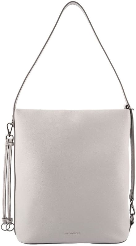 FREDsBRUDER schoudertas My Bestie Hobo Bag Light Grey Taupe