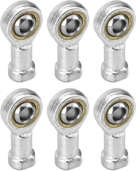 Allecta - 8mm Rod End Set M8 x 1.25 Draadeind, Zelfsmerend, Sferische Slider.