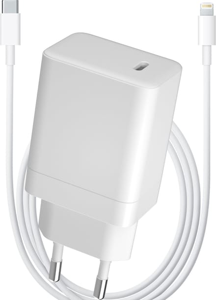 Usb adapter 65w geschikt voor iPhone 14 / iPhone 13 / iPhone 12 / iPhone 11 / iPhone X - 2 meter - Snellader