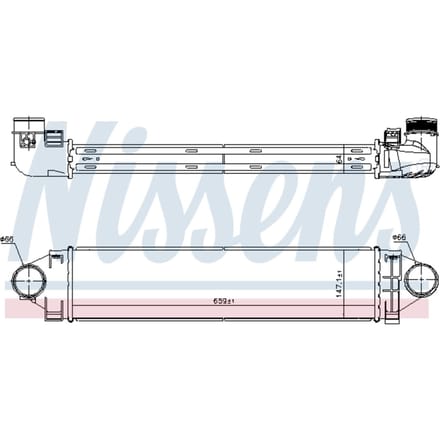 Intercooler NISSENS 96368