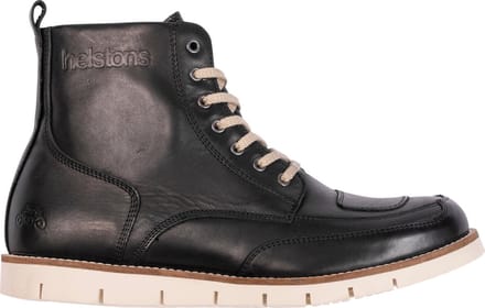 Helstons Liberty Leather Aniline Ciré Black Wax - Laars