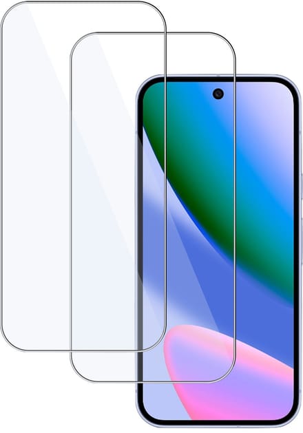 Screenprotector geschikt voor Google Pixel 10/10 Pro/9/9 Pro - Gehard Glas - Case Friendly - Transparant - 2x