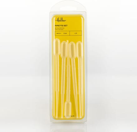 Heller Hobbyverf - 99016 Hobby Pipetset 2 ml - 5 stuks Accessoires set - 5 ml