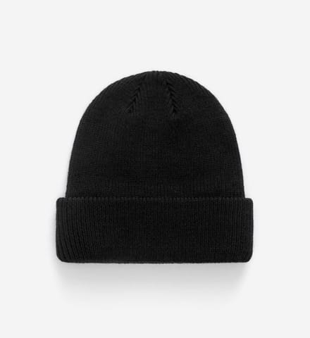 Muts - Beanie - Zwart - Gehaakt - Wintermuts - Warm - 'Original Cuffed Beanie' - Jonyx