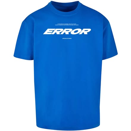 Oversized T-shirt Upscale Error Wording