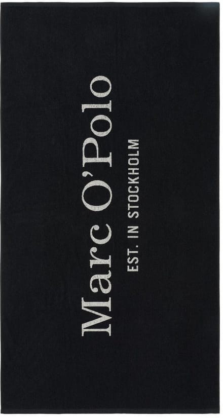 Marc O'Polo Statement Strandlaken New black - 100x180 cm